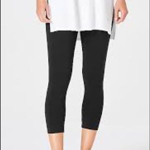 JJill black pima capri leggings.